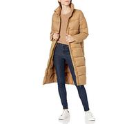 Amazon Essentials Abrigo Acolchado Largo Tipo Capullo, Ligero, con Cremallera Completa e Impermeable Mujer, Marrón Seta, XXL