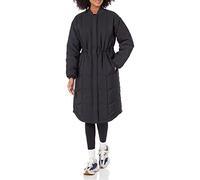 Amazon Essentials Abrigo Extragrande Acolchado (Disponible en Tallas Grandes) Mujer, Negro, XXL Grande