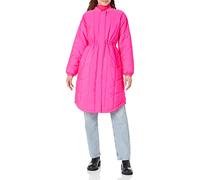 Amazon Essentials Abrigo Extragrande Acolchado (Disponible en Tallas Grandes) Mujer, Rosa Fluorescente, 6XL Grande