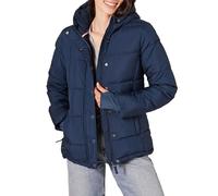 Amazon Essentials Abrigo Plumífero con Capucha de Manga Larga y Alta Densidad (Disponible en Tallas Grandes) Mujer, Azul Marino, XL