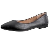 Amazon Essentials Bailarinas con Puntera en Pico Mujer, Negro Cuero de Imitación, 42 EU