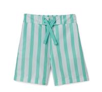 Amazon Essentials Bañador Corto de Secado Rápido Niños, Rayas Verde Menta Brillante, 8 años