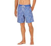 Amazon Essentials Bañador de 23cm con Forro de Malla, Bolsillos y Cierre con Cordón Hombre, Silueta Flores, XS