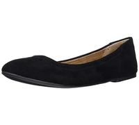 Amazon Essentials Belice - Zapatos planos tipo ballet para mujer, microgamuza negra, talla 14