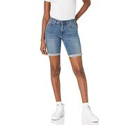 Amazon Essentials Bermudas Vaqueras Ajustadas con Bolsillos Mujer