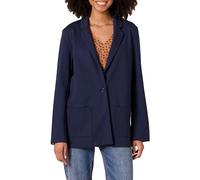 Amazon Essentials Blazer Ponte Suave de Corte Holgado Mujer, Azul Marino, XXL Grande