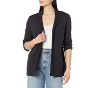 Amazon Essentials Blazer Ponte Suave de Corte Holgado Mujer, Negro, S
