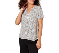 Amazon Essentials Blusa Tejida de Manga Corta y Corte Holgado Mujer, Mini Leopardo, XXL