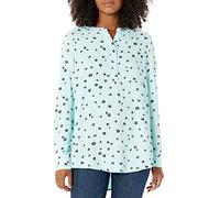 Amazon Essentials Blusa Tejida de Manga Larga Mujer, Azul Agua Amapola, XXL
