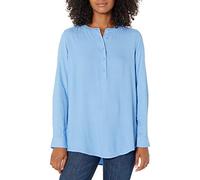 Amazon Essentials Blusa Tejida de Manga Larga Mujer, Azul Francés, L