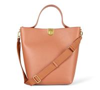 Amazon Essentials Bolso tipo cubo para mujer, color marrón, talla única