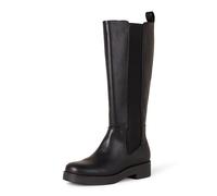 Amazon Essentials Bota Alta con Fuelle Mujer, Negro, 43 EU