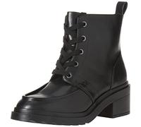 Amazon Essentials Botas con puntera de mocasín Mujer, Negro, 37.5 EU Ancho