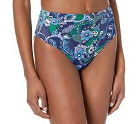 Amazon Essentials Braguita de Biquini Pierna Alta Cintura Alta Mujer, Azul Intenso Cachemir, 40