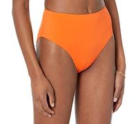 Amazon Essentials Braguita de Biquini Pierna Alta Cintura Alta Mujer, Naranja, 46
