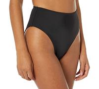 Amazon Essentials Braguita de Biquini Pierna Alta Cintura Alta Mujer, Negro Efecto Lavado, 48