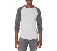 Amazon Essentials Camisa de Manga Larga y Cuello Panadero 100% Algodón Hombre