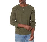 Amazon Essentials Camisa de Manga Larga y Cuello Panadero 100% Algodón Hombre