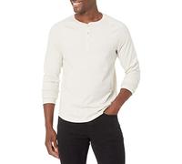 Amazon Essentials Camisa de Manga Larga y Cuello Panadero 100% Algodón Hombre