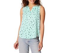 Amazon Essentials Camisa Tejida sin Mangas con Cuello en V Mujer, Azul Agua Amapola, M