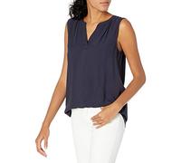 Amazon Essentials Camisa Tejida sin Mangas con Cuello en V Mujer, Azul Marino, L