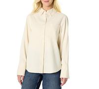 Amazon Essentials Camisa Vaquera con Botones Extragrande Mujer, Crudo, XS