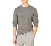 Amazon Essentials Camisa Waffle de Manga Larga de Mezcla de Algodón y Corte Estándar Hombre, Color Carbón, XS