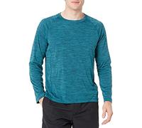 Amazon Essentials Camiseta de Bañador, de Secado Rápido y Manga Larga Hombre, Cian Oscuro, XL