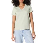 Amazon Essentials Camiseta de Manga Corta con Cuello en V 100 % Algodón, Corte Estándar Mujer, Verde Salvia, XXS