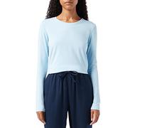 Amazon Essentials Camiseta de Manga Larga con Cuello Redondo para Mujer, Ajuste clásico, (Disponible en Tallas extragrandes), Azul Cielo, XXL