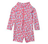 Amazon Essentials Camiseta de manga larga de una sola pieza Unisex Bebés, Conchas de Color Rosa Intenso, 12 meses