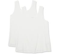 Amazon Essentials Camiseta de tirantes de talla grande Mujer, Pack de 2, Blanco, 5XL Grande