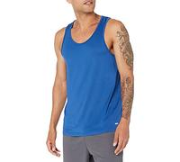 Amazon Essentials Camiseta Deportiva, Ligera y Elástica de Secado Rápido sin Mangas para Gimnasio Hombre, Azul Brillante, M