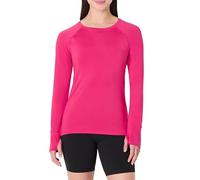 Amazon Essentials Camiseta Deportiva, Ligera y Elástica de Secado Rápido y Manga Larga (Disponible en Talla Extragrande) Mujer, Rosa Intenso, XXL