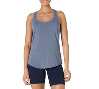 Amazon Essentials Camiseta sin Mangas de Algodón con Espalda Cruzada, Top de Yoga Suave y Ligero con Cuello Redondo Mujer, Gris Pizarra, S