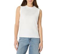 Amazon Essentials Camiseta sin Mangas de Algodón de Corte Holgado Mujer, Blanco, XXS