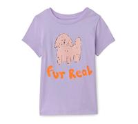 Amazon Essentials Camisetas de Manga Corta Niña, Lila Perro, 4 años