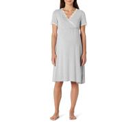 Amazon Essentials Camisón de Maternidad y Lactancia de Modal Suave para Dormir Mujer, Gris Chiné Moyen, S