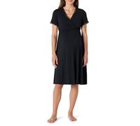Amazon Essentials Camisón de Maternidad y Lactancia de Modal Suave para Dormir Mujer, Negro, XS