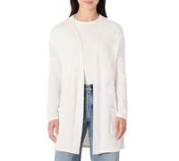Amazon Essentials Cárdigan de Corte Holgado Ultraligero con Parte Delantera Abierta Mujer, Gris Claro Mezcla, S