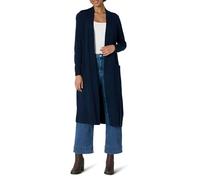 Amazon Essentials Cárdigan Largo y Ligero de Corte Estándar Mujer, Azul Marino, XS