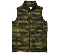 Amazon Essentials Chaleco Acolchado con Capucha. Ligero, Plegable e Impermeable Niño