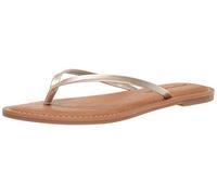 Amazon Essentials Chancleta Mujer, Dorado, 38.5 EU