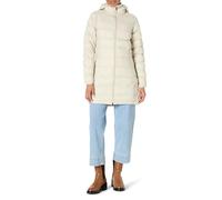 Amazon Essentials Chaqueta Acolchada con Capucha, Ligera e Impermeable (Disponible en Tallas Grandes) Mujer, Piedra, XXL