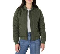 Amazon Essentials Chaqueta Acolchada de Estilo Bomber y de Corte Estándar Mujer, Verde Oliva Oscuro, XL
