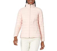 Amazon Essentials Chaqueta Acolchada Ligera de Manga Larga, Plegable, Resistente a la Lluvia (Disponible en Tallas Grandes) Mujer, Rosa Magenta, M