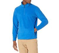 Amazon Essentials Chaqueta de Forro Polar con Cremallera de un Cuarto Hombre, Azul Cobalto, M