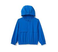 Amazon Essentials Chaqueta Deportiva con Capucha y Cremallera Completa de Tejido Elástico de Alto Rendimiento Niño, Azul, 10 años
