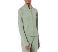 Amazon Essentials Chaqueta Deportiva con Cremallera Mujer, Verde Salvia, XXL