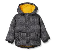 Amazon Essentials Chaqueta Gruesa y Acolchada con Capucha Niño, Carbón Mezcla, 10 años